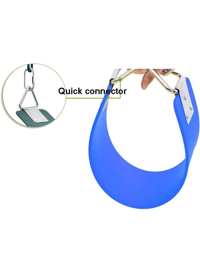 Rainbow Toys Swings Seats Garden Games Children Swing Seat, EVA Soft Board Swing Children's Swing Kindergarten Swing, 4 Bright Colors Playground Swing Set - Image 5