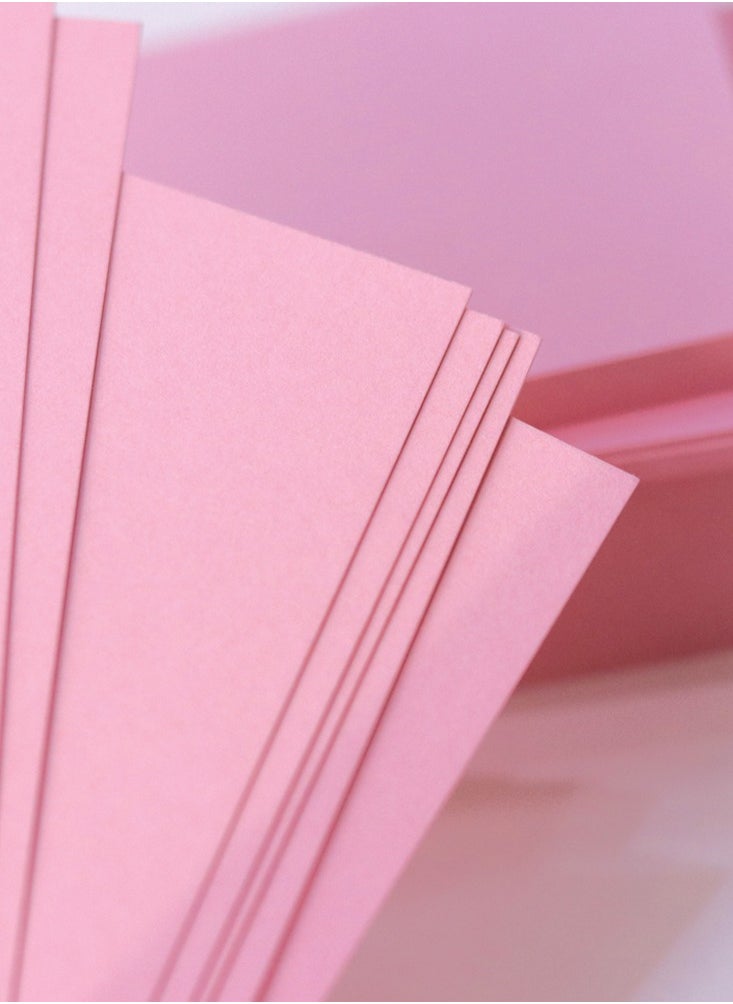 firstnock A6 Pink Color Paper | Cardstock (10x15 cm) 250 GSM Thickness 50 Pcs | Premium Quality Paper for Crafts, Invitations, and DIY Projects  - Image 2