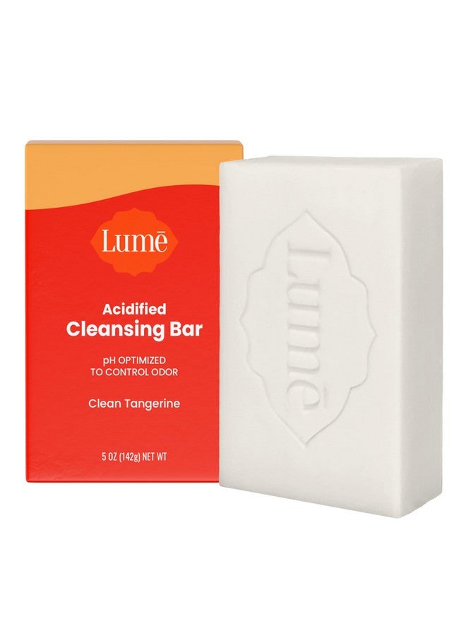 Lume Acidified Cleansing Bar24 Hour Odor Controlremoves Odor Better Than Soapmoisturizing Formulasls Free Paraben Freesafe For Sensitive Skin(Clean Tangerine) - Image 1