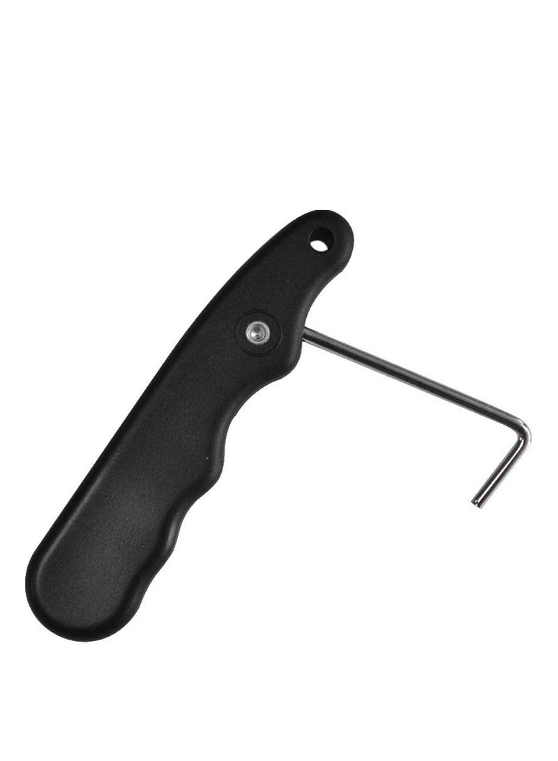 2 Pieces Ice Skate Lace Tightener Tool, Figure Skate Wire Lace Tightener Puller Tool, Sports Folding Lace Tightener for Ice Skates Figure Skates Boots Shoes - Image 4