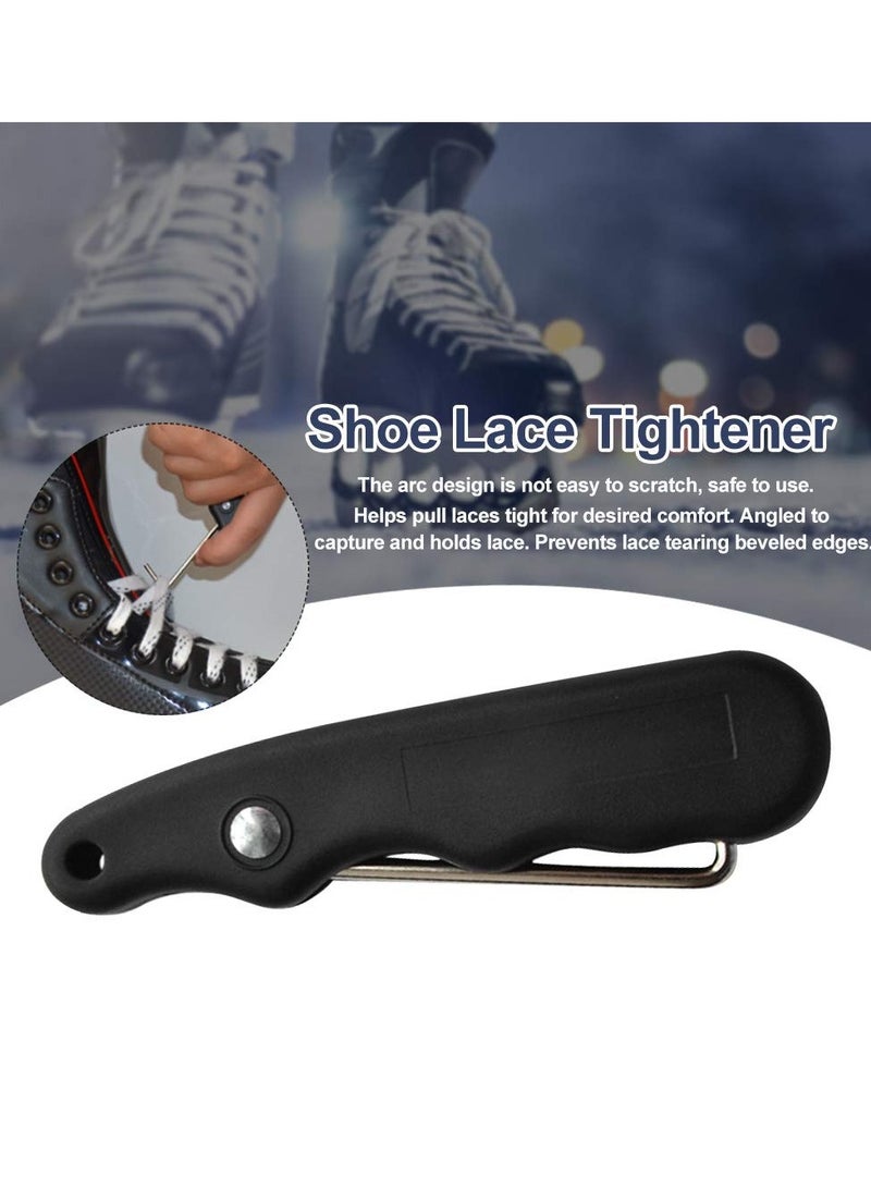 2 Pieces Ice Skate Lace Tightener Tool, Figure Skate Wire Lace Tightener Puller Tool, Sports Folding Lace Tightener for Ice Skates Figure Skates Boots Shoes - Image 5