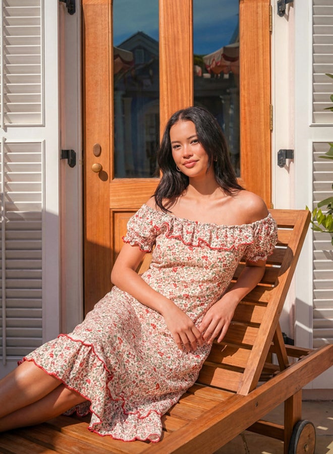 Familia Homewear Floral Short Dress - Image 3