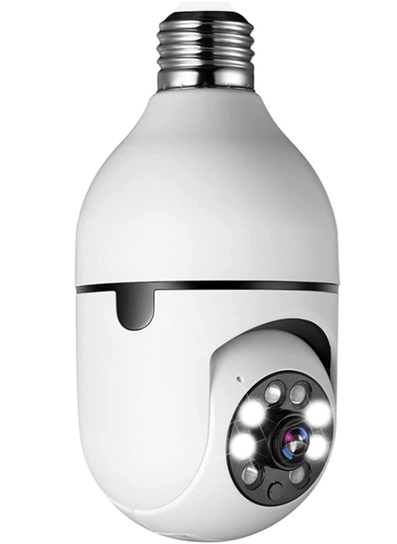 Generic Wireless Home Camera, Light Bulb Camera 360 Degree Full HD 1080P Smart Home Camera, Smart Night Vision, Two Way Audio, Smart Motion Detection, Real Time Alert, Recording  - Image 1