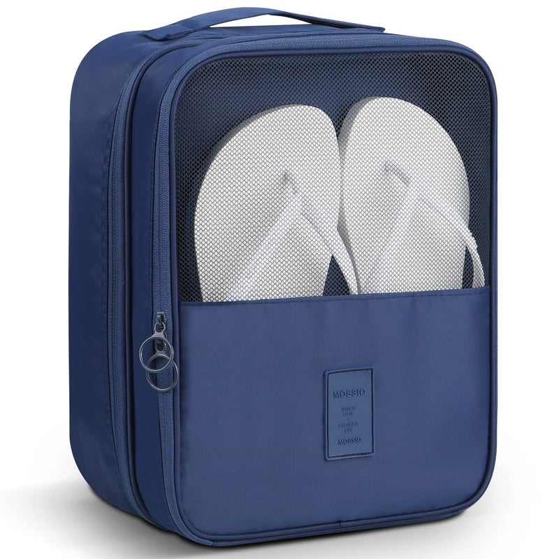 Mossio Packing Organizers,Mossio Foldable Dust-proof Overnight Travel Shoe Bag Dark Blue - Image 1