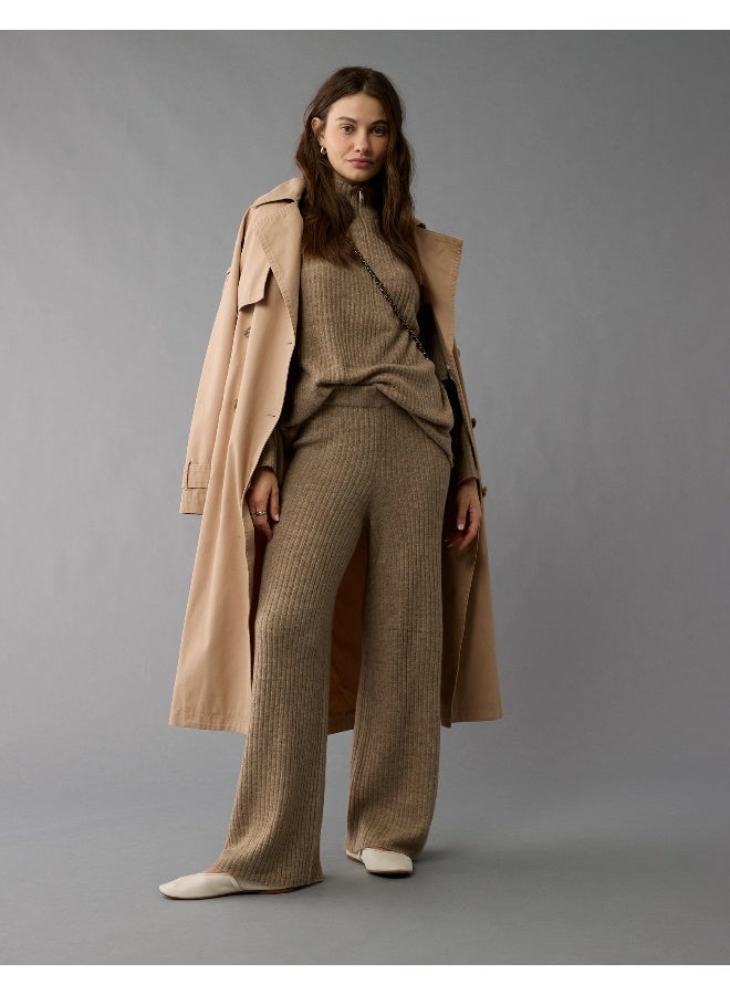 American Eagle AE High-Waisted Wide-Leg Sweater Pant  - Image 1
