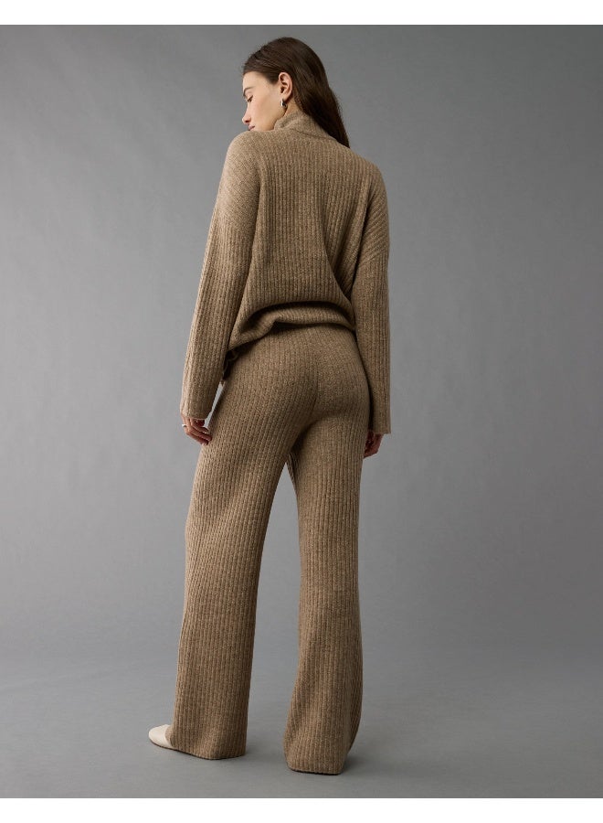 American Eagle AE High-Waisted Wide-Leg Sweater Pant  - Image 4