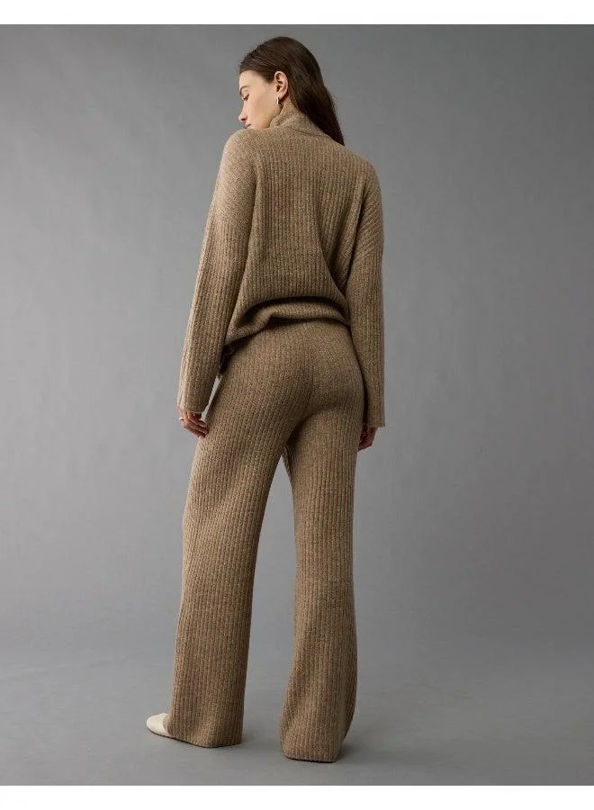 American Eagle AE High-Waisted Wide-Leg Sweater Pant