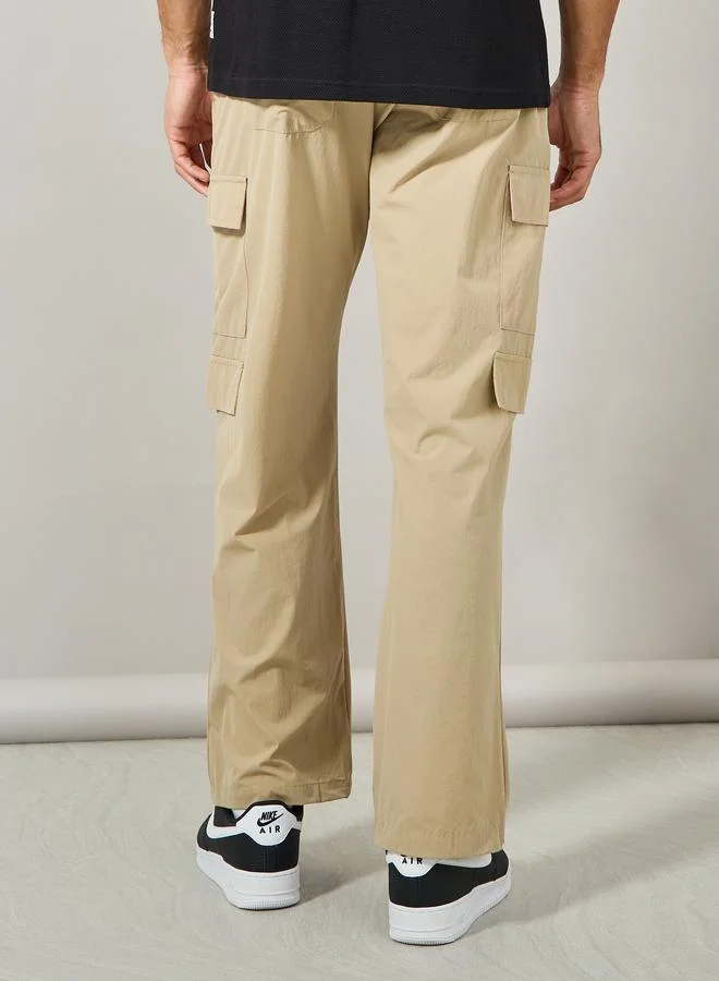 Styli Relaxed Fit Cargo Pocket Detail Pants