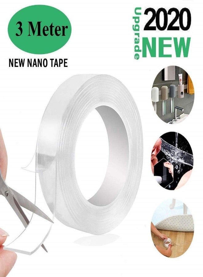 HOTFIX Nano Gel tape Waterproof Double Sided Transparent No Trace Nano Grip Gel Walls Washable Reusable Nano tape. - Image 2
