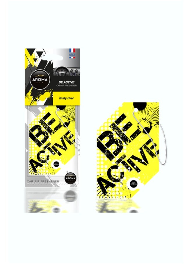 Aroma Cellulose Be Active Car Air Freshener Fruity River 