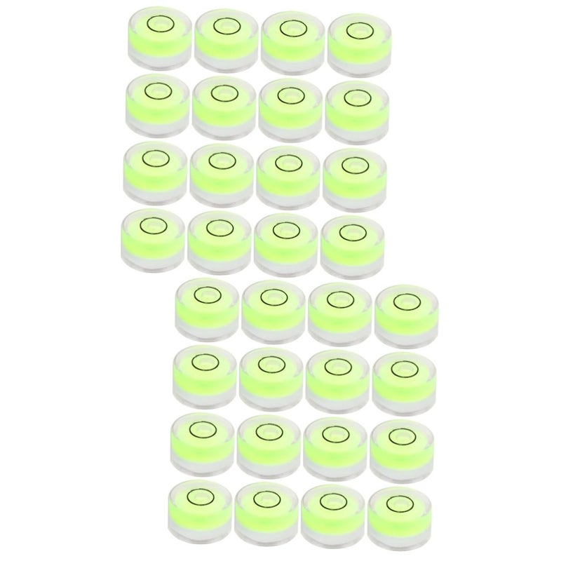 طقم مستوى الفقاعة الأفقي الأخضر 2 قطعة 1.2×1.2×0.5 سم أداة ضبط دقيقة - Image 2