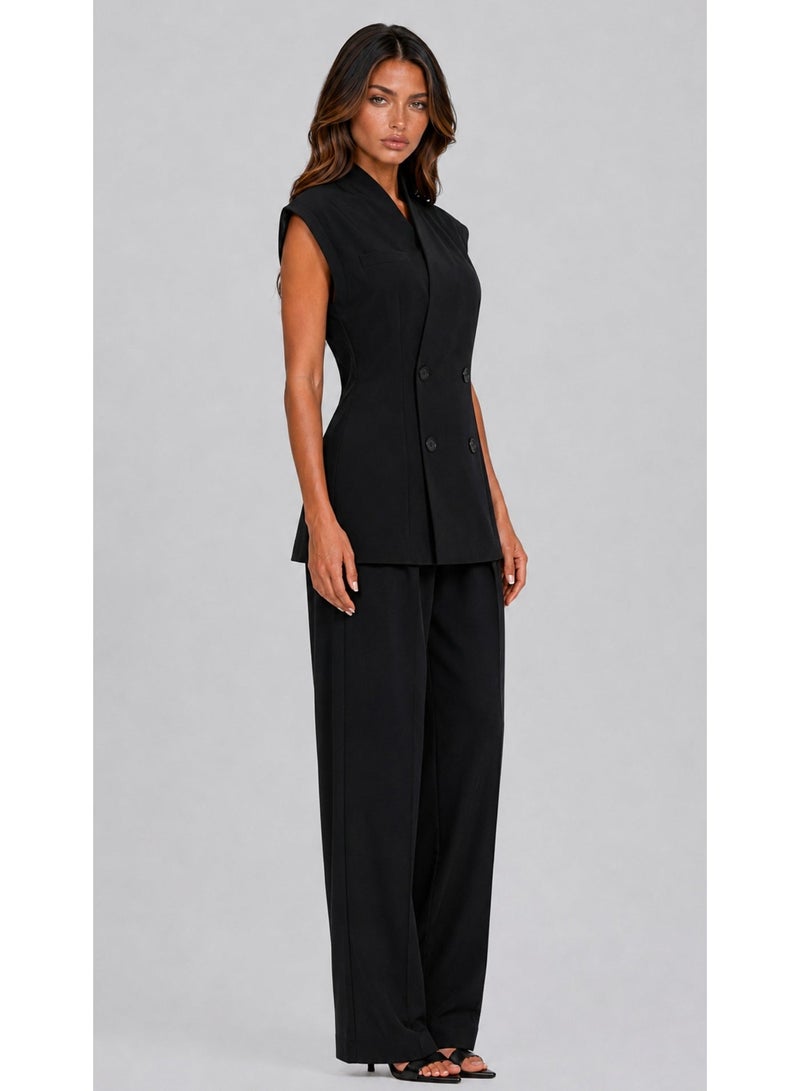 KYVELi Modern Elegance Suit Set-Black - Image 4