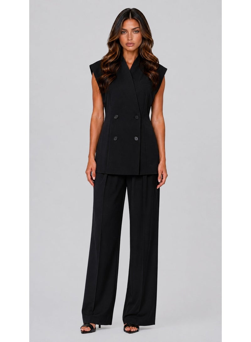 KYVELi Modern Elegance Suit Set-Black - Image 2