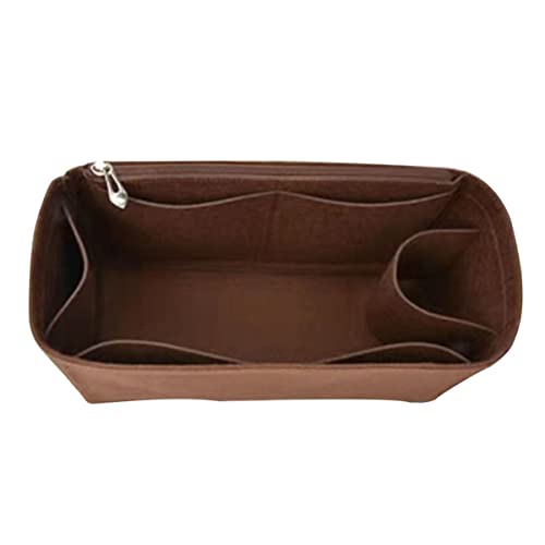 Lckaey Purse Organizer Insert for coach bag insert tote organizer purse small hand large1082brown side pull-S - Image 2