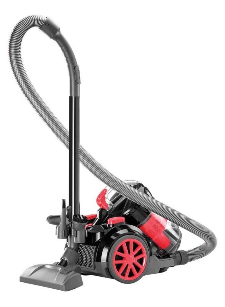 Denx Bagless Canister Cyclonic Vacuum Cleaner, 1200W Electric Dust Catcher with HEPA Filter, 2.2L Large Dust Canister, Retractable Cord - Image 5