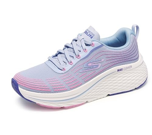 Skechers Women's Max Cushioning Elite 2.0 Sneaker, Light Blue/Pink, 11 - Image 5