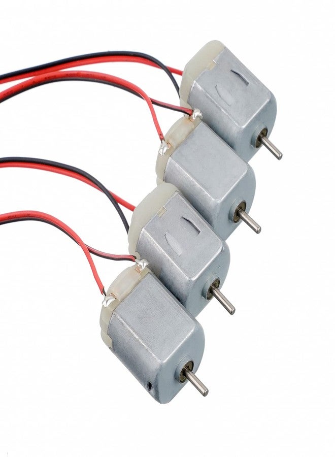 BOJACK 4 Pcs Type 130 EK1450 1 V- 6 V Volt Miniature DC Toy Motors for Arduino Hobby DIY Projects - Image 2