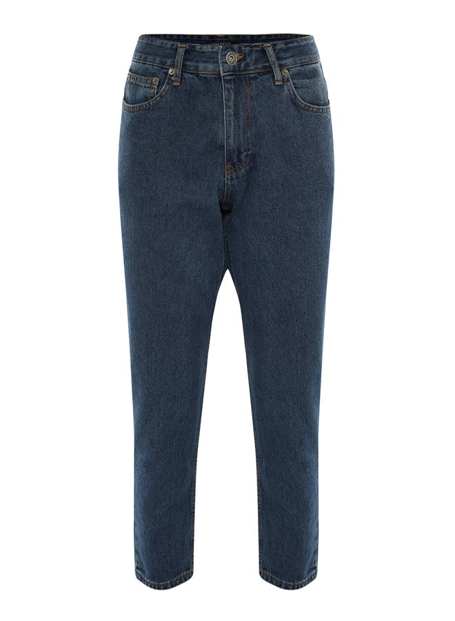 trendyol Relax Fit Blue Boyfriend Jeans - Image 5