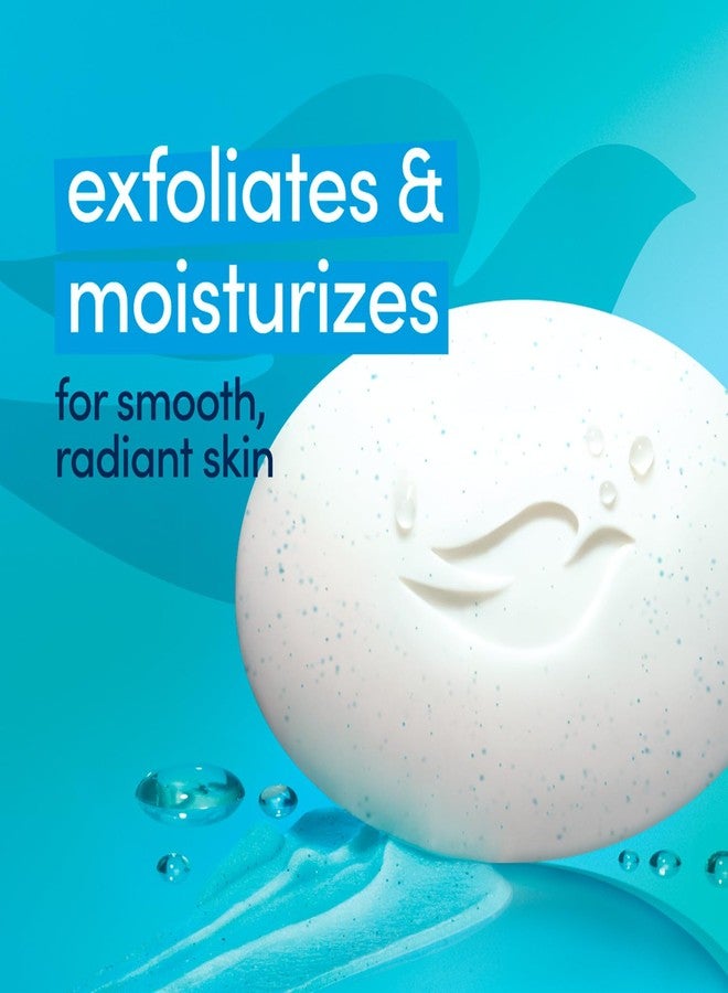 Dove Soap, Gentle Exfoliating Beauty Bar Pack (4 Soap Bars) - 3-in-1 Moisturizing Face, Body & Hand Soap, 3.17 Oz Ea - Image 4