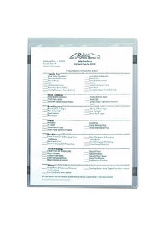 C-Line 83911 Magnetic Shop Ticket Holder Super Heavy 15" 8 1 2 X 11 (Box Of 15)  - Image 4