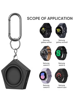 KASTWAVE Wireless Charging Adapter for Samsung Galaxy Watch 5, Galaxy Watch 5 PRO, Galaxy Watch 4/3, Aative 2/1, Magnetic Keychain Wireless Adapter with USB C & Micro Port (Not Included Charging Cable)  - Image 4