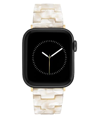 ANNE KLEIN سوار أن كليين النسائي من الأسيتات لساعة آبل - سوار آبل قابل للتعديل وآمن، بديل لسوار ساعة آبل، يناسب معظم المعاصم - Image 5
