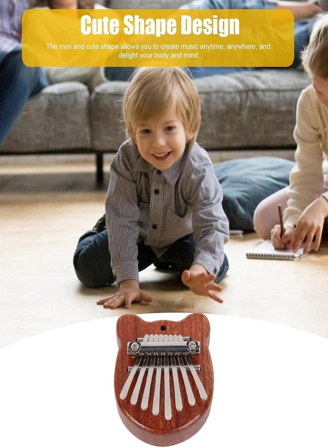 Vihaanta Musical Instrument, Bear-Shaped 8-Key Thumb Piano with Gift Box, Portable for Beginners, Travel, Home Decor, Stress Relief & Gifting - Image 4