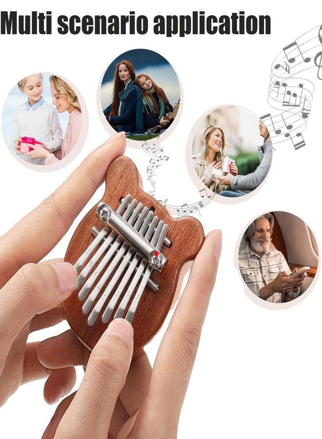 Vihaanta Musical Instrument, Bear-Shaped 8-Key Thumb Piano with Gift Box, Portable for Beginners, Travel, Home Decor, Stress Relief & Gifting - Image 5