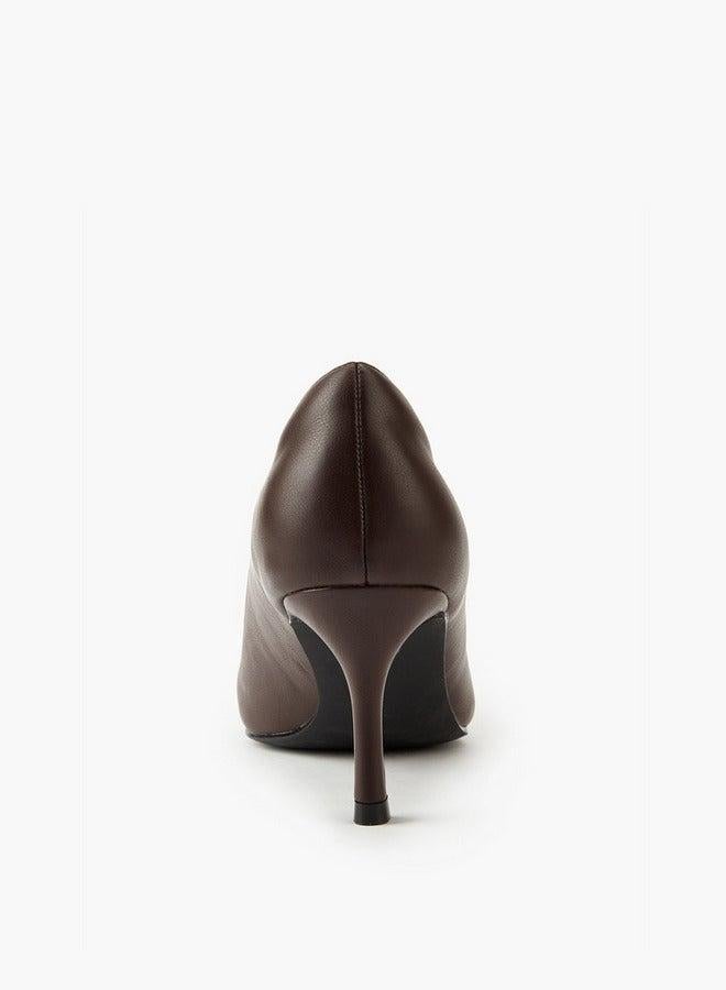 Flora Bella By Shoexpress Women's Stiletto Heel Slip-On Pumps - Image 4