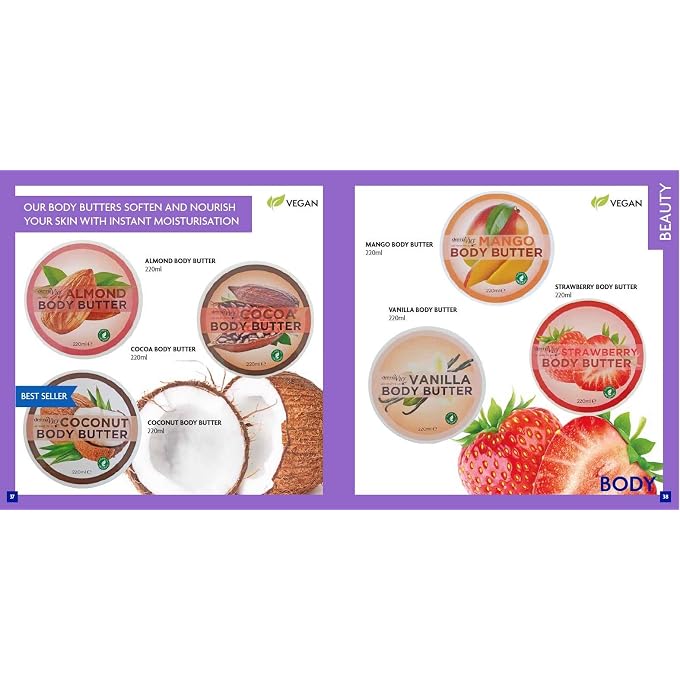 derma v10 Body Butter Moisturising Cream Vegan Friendly 4 Pack (Cocoa) - Image 3
