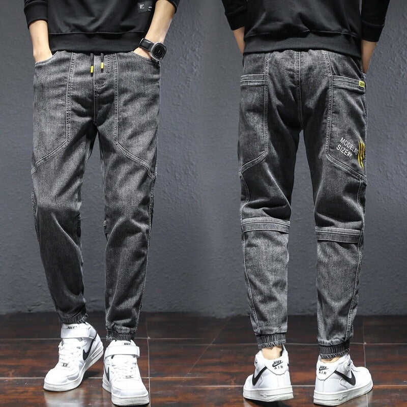 Unisex Classic Denim Jeans Loose Fit Daily Outdoor Wear - Image 2