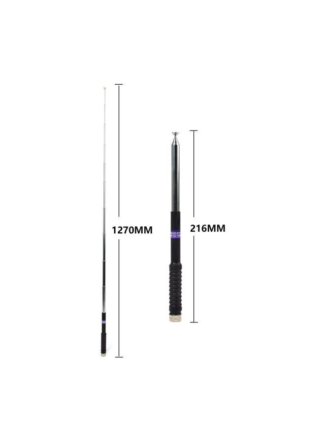 Loquat Anti-Collision Telescopic Tie Rod Black/Silver 24.00x5.00x5.00cm - Image 2