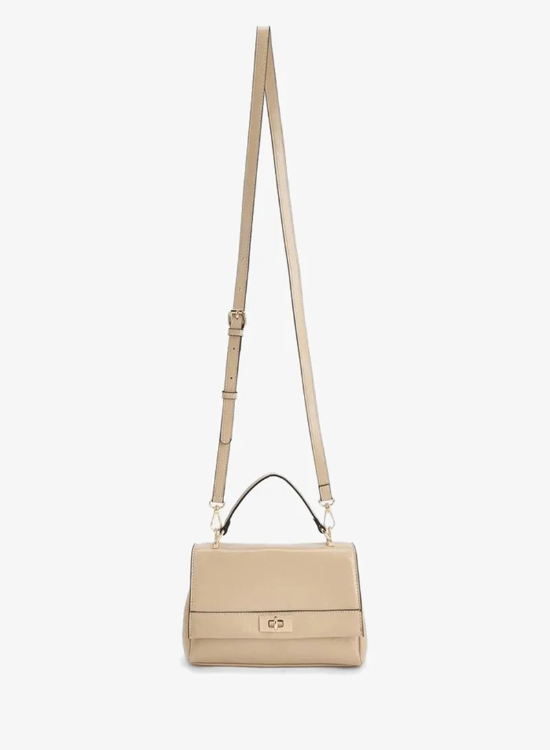 بابريكا Solid Satchel Bag With Detachable Strap