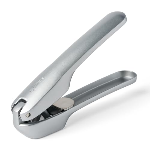 Zyliss Susi 4 Garlic Press Garlic Crusher for Efficient Mincing OdorFree Hands Large Chamber Made of Durable Stainless Steel MessFree Kitchen Gadget PFASFree NonStick Coating Silver - Image 1