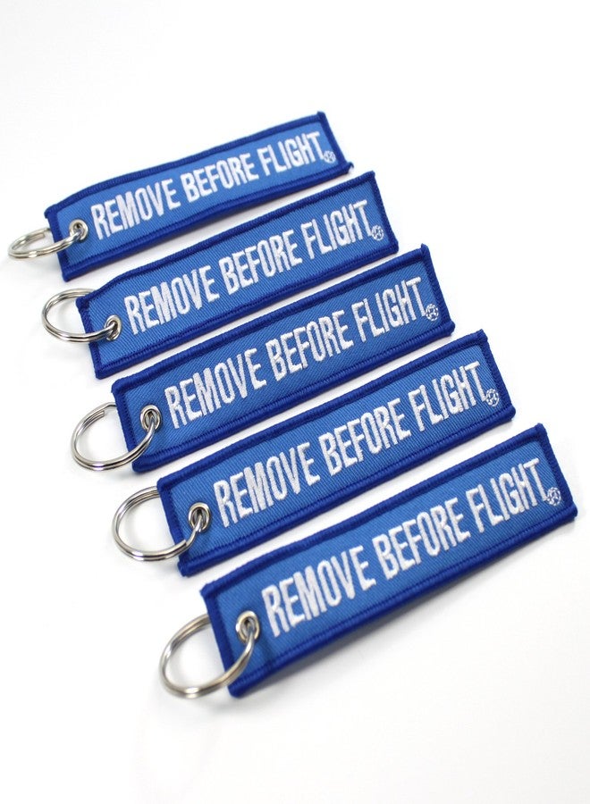 روتاري13بي1 سلسلة مفاتيح Rotary13B1 "أزل قبل الطيران" - أزرق - 5 قطع - Image 2