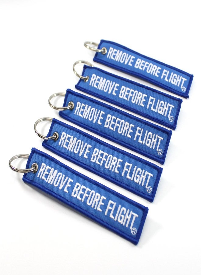 روتاري13بي1 سلسلة مفاتيح Rotary13B1 "أزل قبل الطيران" - أزرق - 5 قطع - Image 3