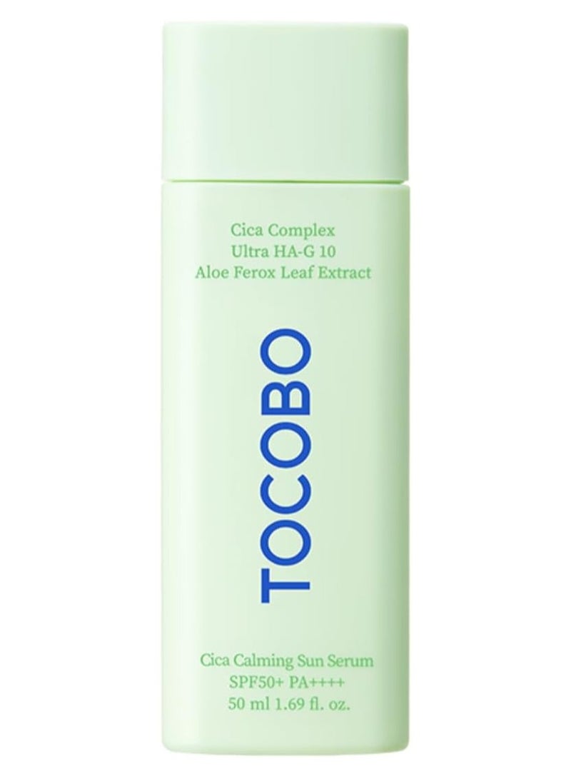 توكوبو سيروم سيكا المهدئ للشمس بعامل حماية من أشعة الشمس 50 PA++++ سعة مل توكوبو يحتوي على مركب المخمر ومستخلص أوراق الصبار يهدئ البشرة المتهيجة حرارة ويقلل درجة، مصل - Image 1