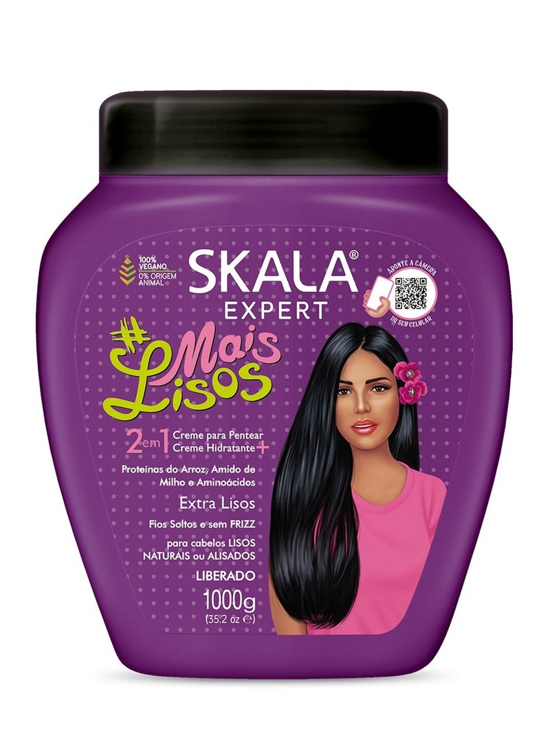 سكالا كريم وبلسم للشعر مرطب ببروتينات الارز - 1000جرام - Image 1