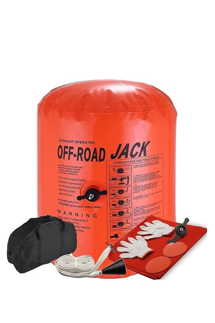 Generic Air Jack, 4 Ton Lifting Capacity, 31.5-inch Height, Double Inflatable System, SUV Car Truck Rescue with Carrying Bag