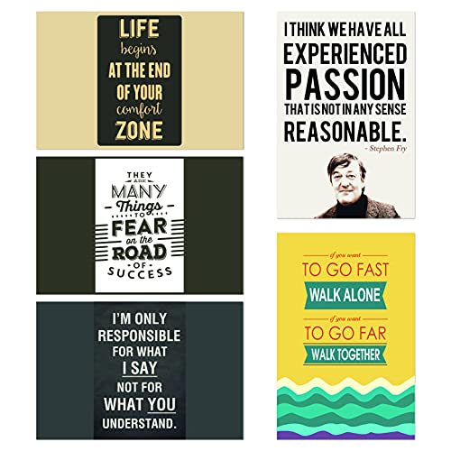 PAPER PLANE DESIGN Quote and Motivational Poster Set of 10 (Size 45 x 30 cm) d285 - Image 2