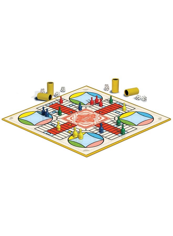 Winning Moves Parcheesi Royal Edition by Winning Moves Games USA, classic family favorite featuring charming artwork, tokens and dice cups for 2-4 players, Ages 8+ (6106) - Image 2