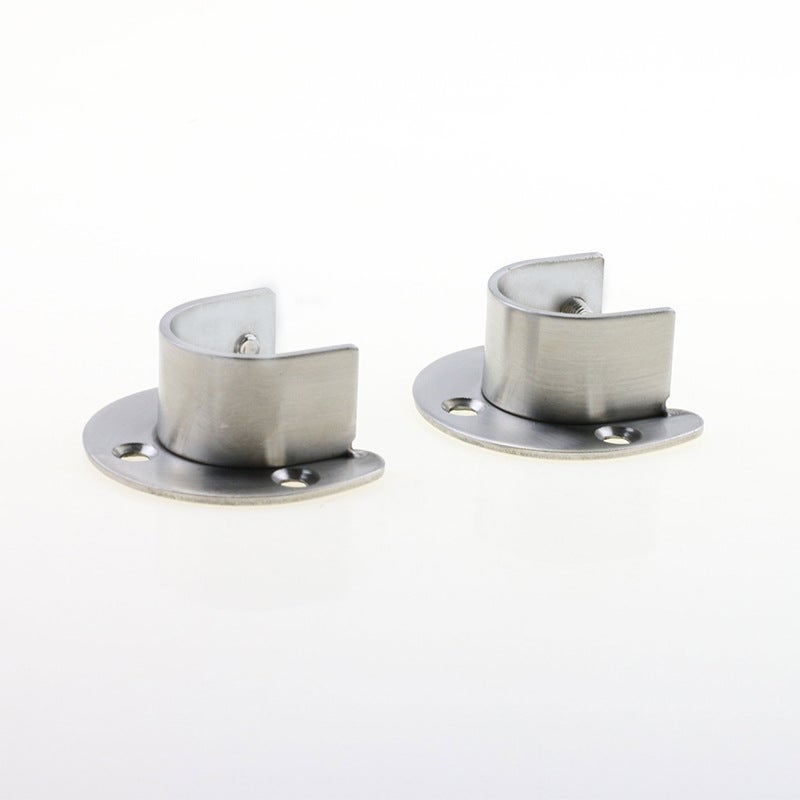 Thickened Stainless Steel Clothes Tube Holder Clothes Rail Wardrobe Clothes Holder Stainless Steel Round Tube Opening Flange Seat 32 25Mm - Image 5