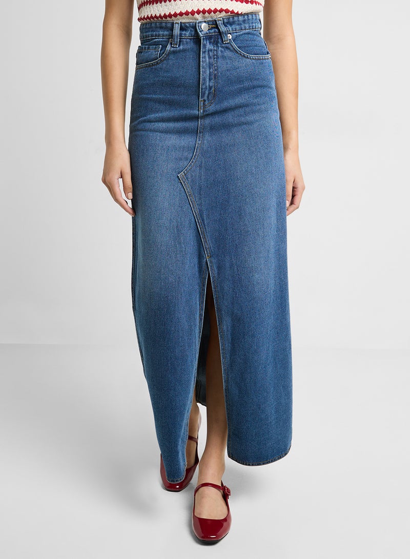 Ginger Denim Maxi Skirt  - Image 1