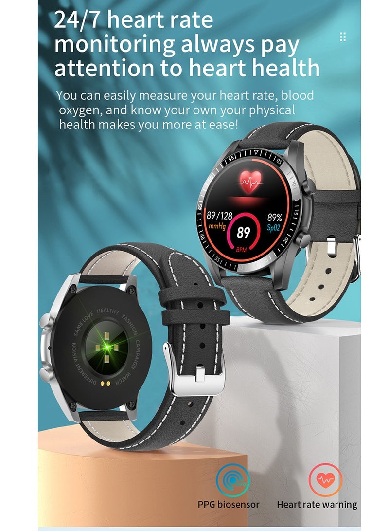 ارواق S36 Pro ساعة ذكية بلوتوث HD دعوة تشغيل الموسيقى شاشة كبيرة الرياضة اللياقة البدنية تعقب الرجال النساء Smartwatch - Image 4