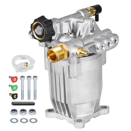 TOOLCY 3/4" Shaft Horizontal Pressure Washer Pump, 2600-3300 PSI @ 2.5 GPM - Power Washer Pump for Gas Washer - Compatible with Honda, Simpson, Ryobi and More - Image 1