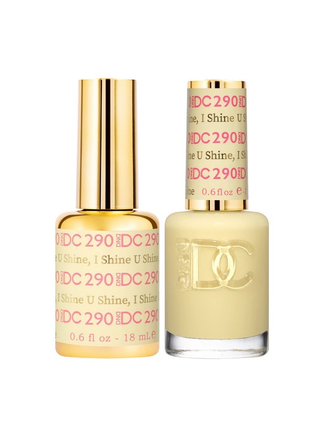 DAISY DND - Dnd Gel Polish Set 1 Each Of Yellow Gel Polish And Yellow Nail Polish 290 U Shine I Shine 0.5 Fl Oz - Image 1