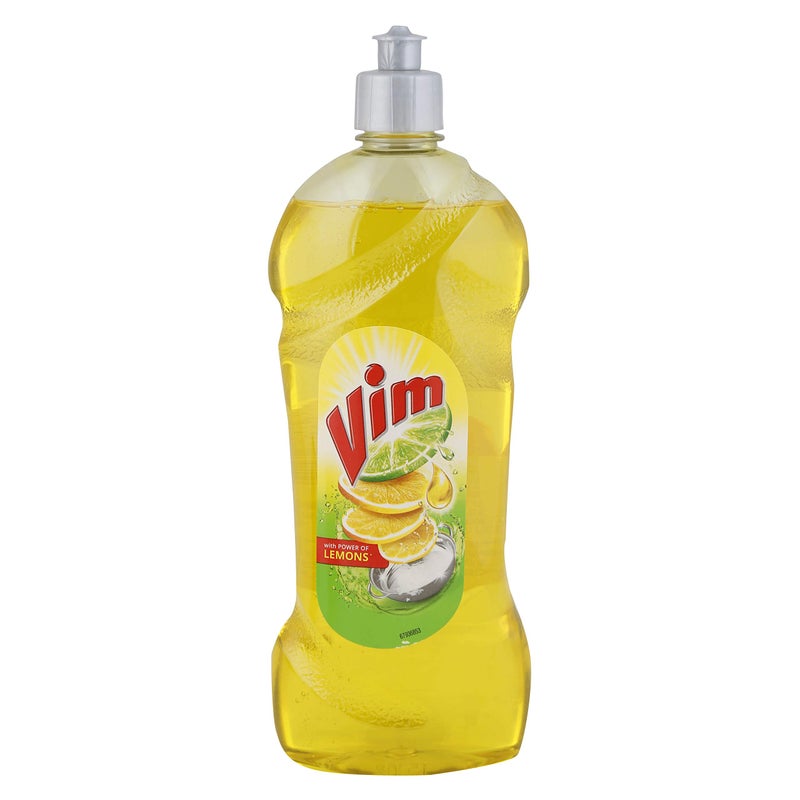 Vim Dishwash Liquid - 750 ml (Lemon) - Image 5