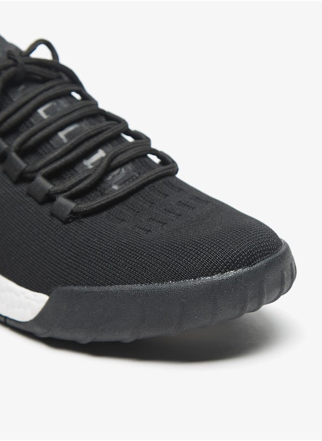 LBL by Shoexpress Textured Low Ankle Lace-Up Sneakers  - Image 5