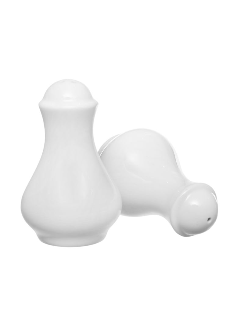 Royal Porcelain Salt & Pepper Shake Set Of 2 Shape 02 |8.5 Cm White - Image 2