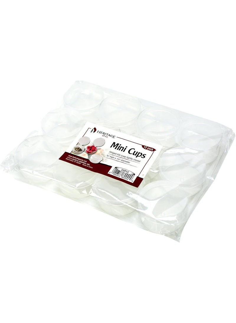 Alvin Alvin CUP12 12 Clear Plastic Storage Cups  075 x 15 D  - Image 2